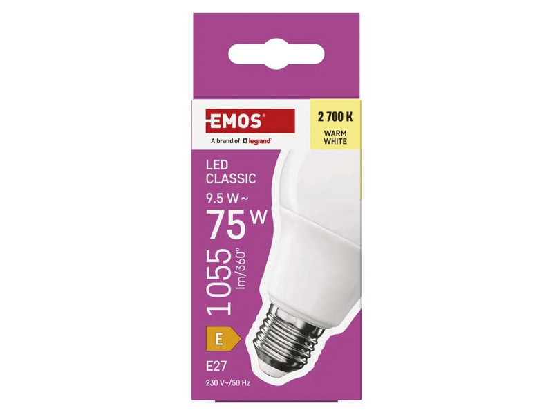 Emos ZQ5E51 LED izzó Classic A60 / E27 / 9,5 W