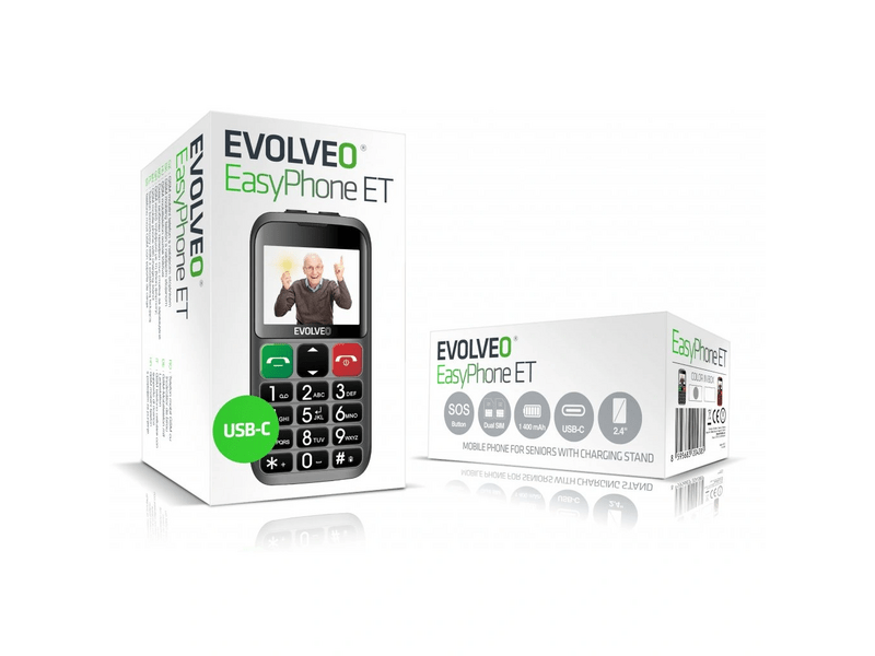 Evolveo EasyPhone ET, ezüst (SGM EP-851-ETS)