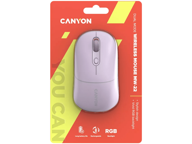 Canyon MW-22 vezeték nelküli egér Pink