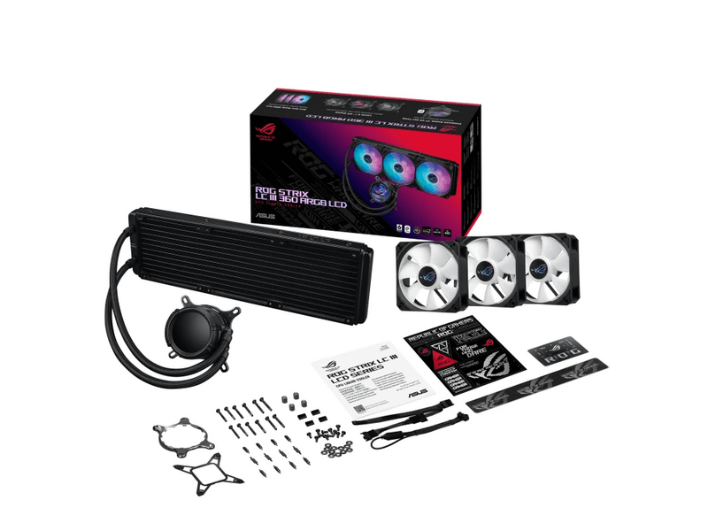 Asus ROG Strix LC III 360 ARGB LCD Vízhűtés