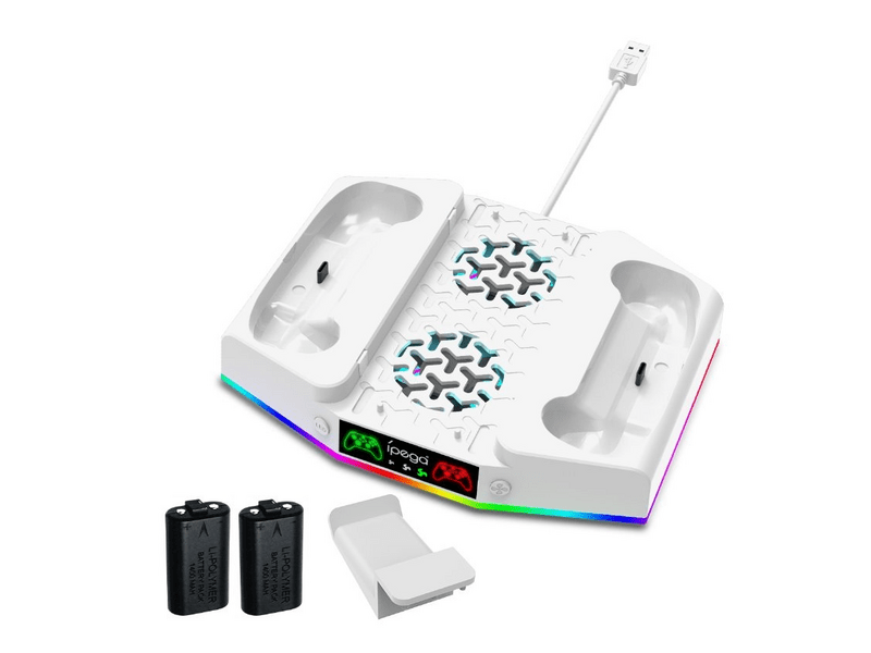 iPega PG-XBS011S Xbox Series S asztali tartó, hűtő + 2 db akku