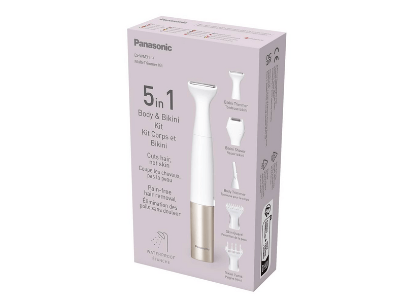 Panasonic ES-WM31-P301 5in1 epilátor, fehér/arany