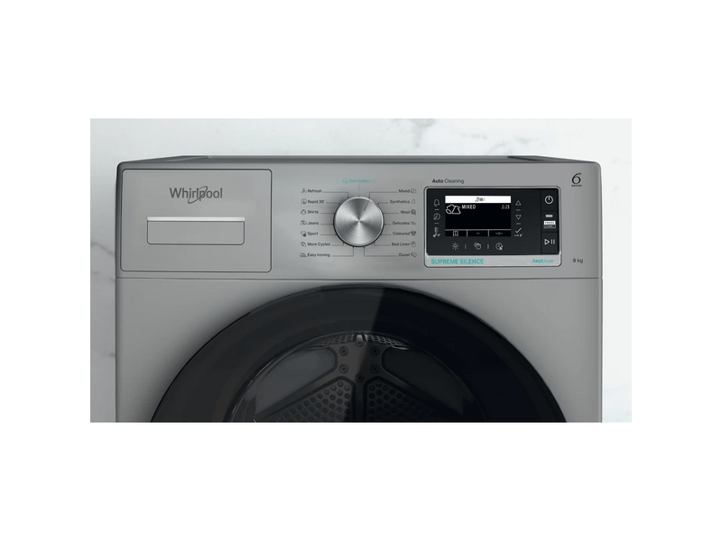 Whirlpool W7 D93SB EE hőszivattyús szárítógép