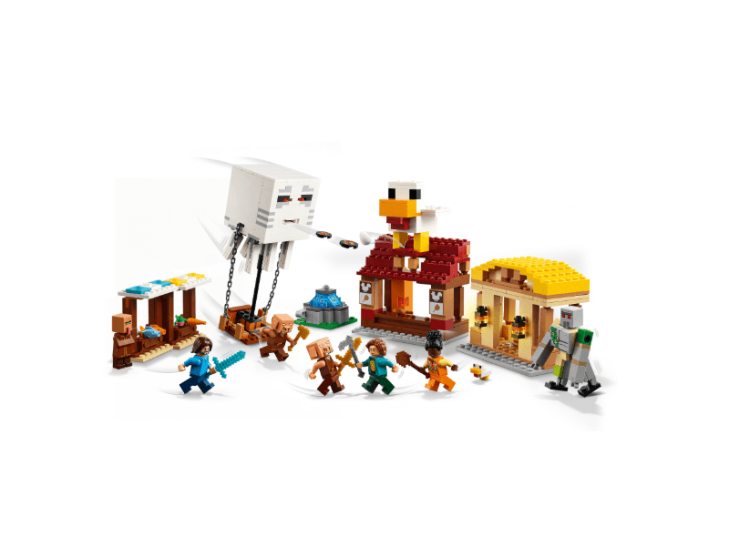 LEGO® Minecraft® Zračni brod duhova i napad na selo (21273)
