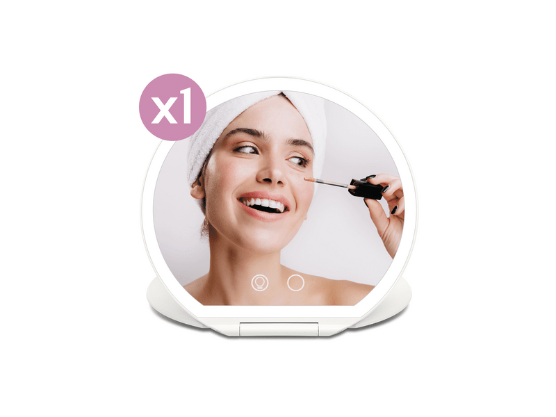 Girmi BE03 kozmetikai tükör színes LED világítással (BE0301)