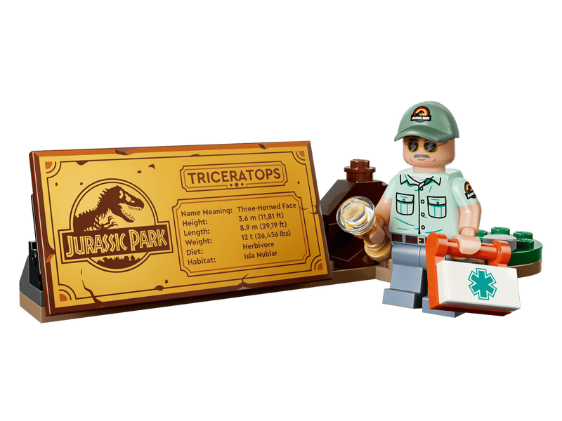 LEGO® Jurassic World Dinoszaurusz maradványok: Triceratops (77985)