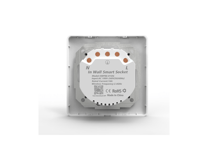 Avatto N-WOT10-EU-W TUYA WiFi fali aljzat, fehér