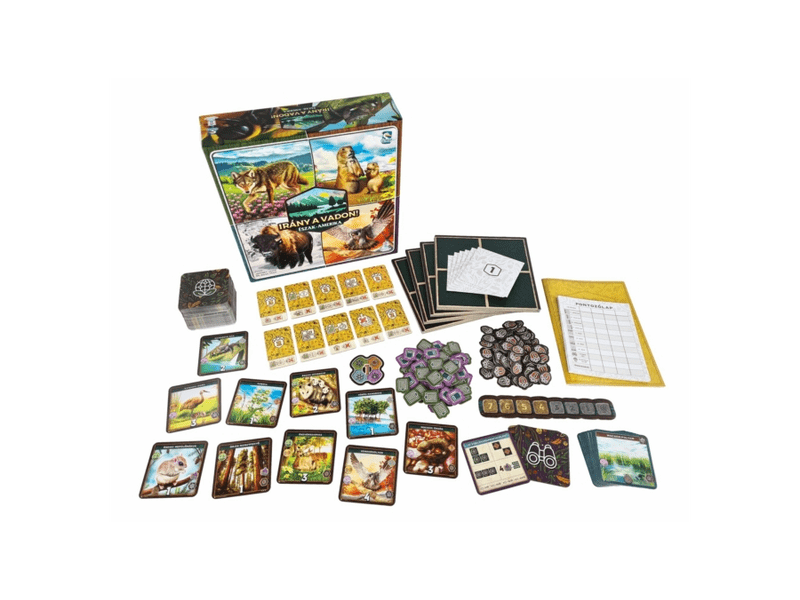 Irány a vadon! - Észak-Amerika társasjáték (RGE 10001)