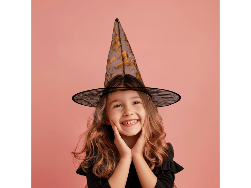 Family 58153B Halloween-i boszorkány kalap, többféle, 1 db