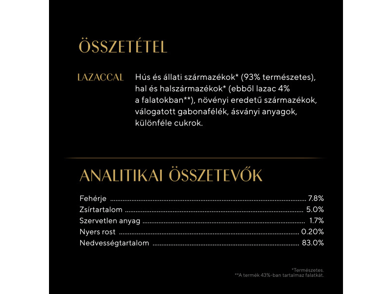 Sheba tasakos eledel lazaccal mártásban, felnőtt macskák számára, 85 g