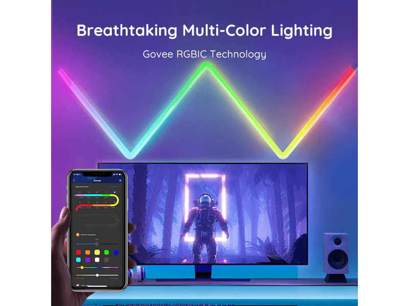 Govee H6062 Glide RGBIC zidna svjetiljka