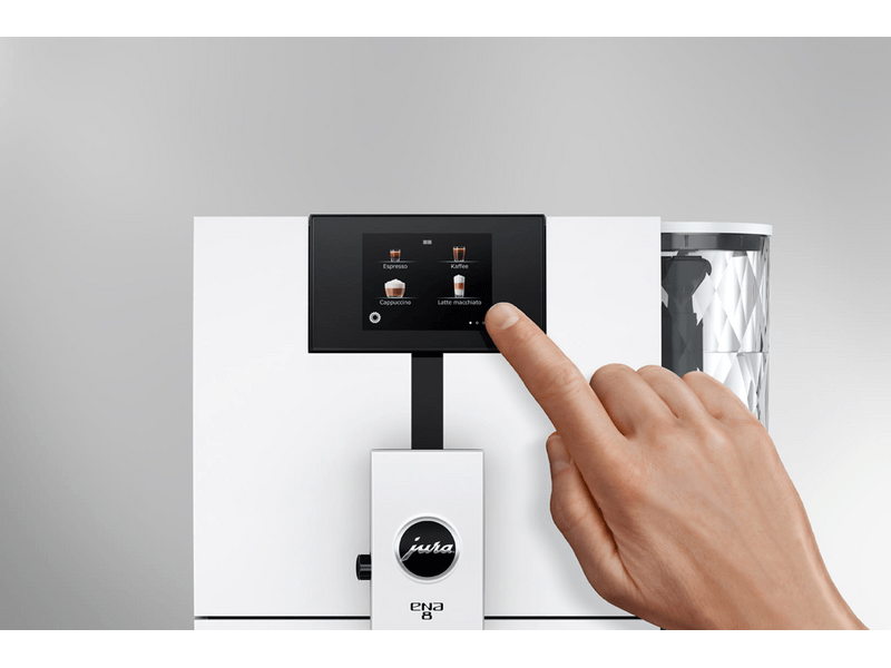 Jura ENA 8 (EC) Automatski aparat za kavu, bijeli (15491)
