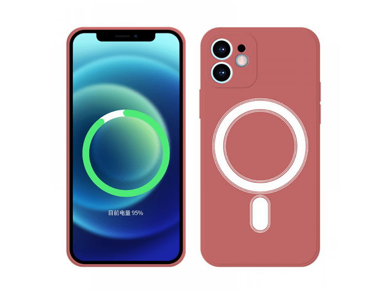 Cellect iPhone 14 Pro Max Magnetic silikonska maska, crvena