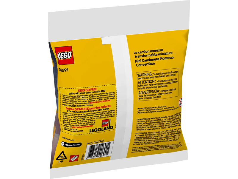 LEGO® Creator Átalakítható mini monster truck (30691)