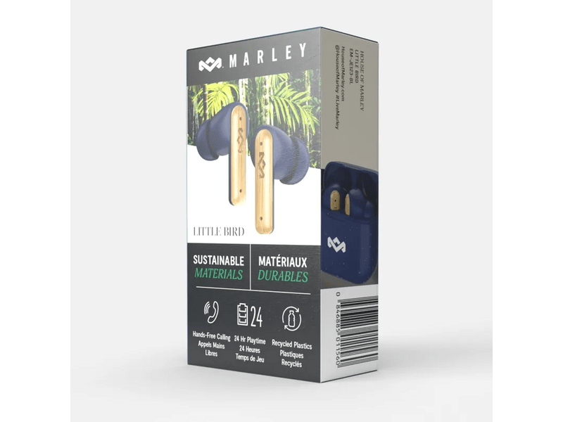 Marley Little Bird True Wireless Fülhallgató, kék (EM-JE123-BL)