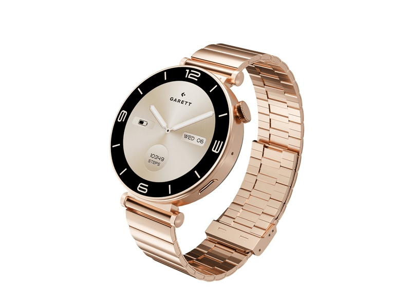 Garett Rose Gold Solid Steel Női okosóra