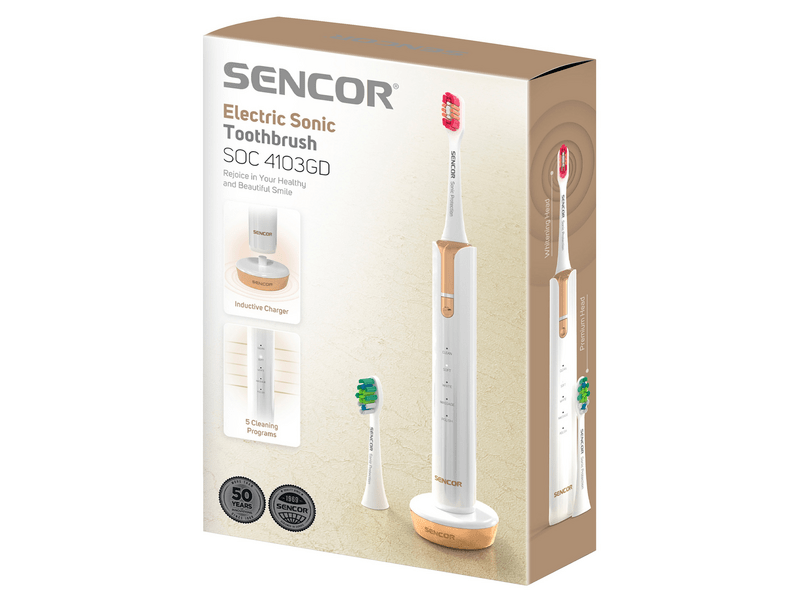 Sencor SOC 4103GD Elektromos fogkefe fehér-arany
