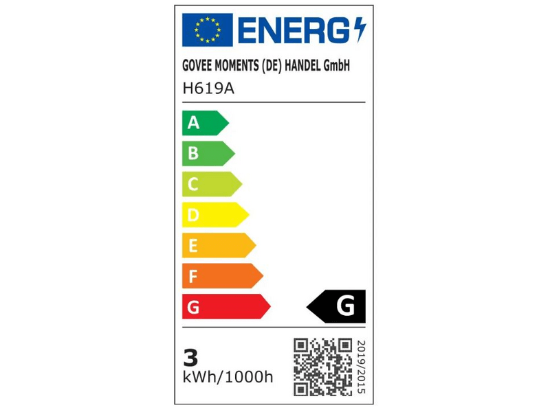 Govee RGBIC Pro H619A Smart LED szalag, 5 m (H619A3D1)