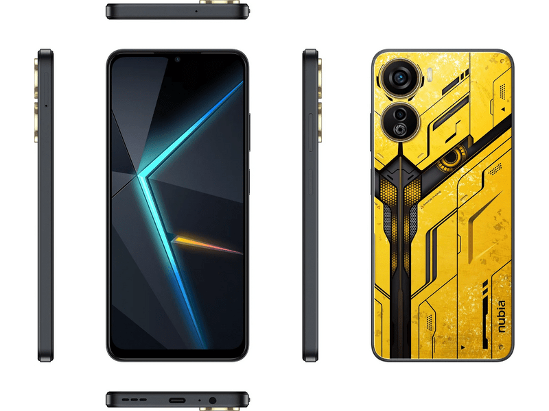 ZTE Nubia Neo 5G 8/256GB Okostelefon, Sárga