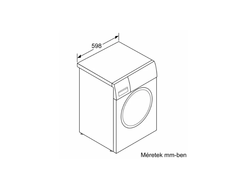 Bosch WGG24409BY Serie 6 Elöltöltős mosógép 9kg