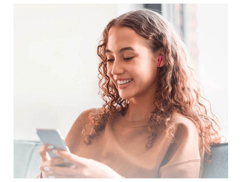 SBS TWS One Color Fülhallgató, rózsaszín (TEEARTWSCOLP)