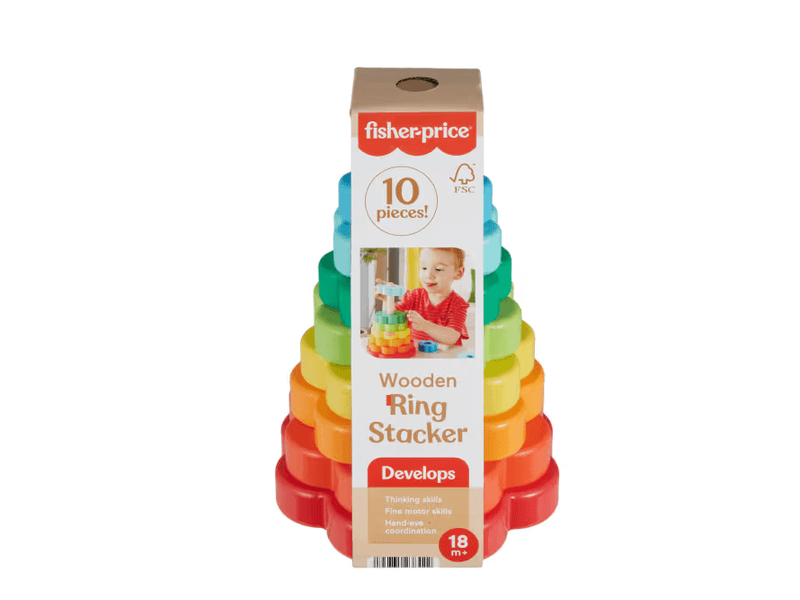 Fisher-Price Fa gyűrűpiramis (HXT77)