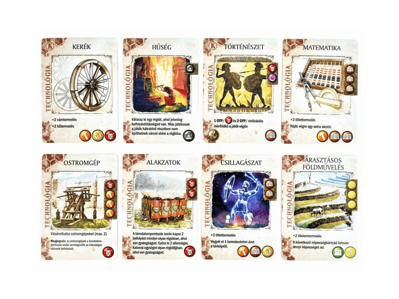 Mosaic – A civilizáció története társasjáték