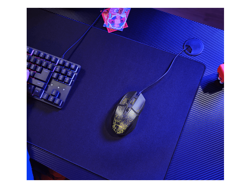 Trust GXT 113 Felox Gaming egér, fekete (25749)