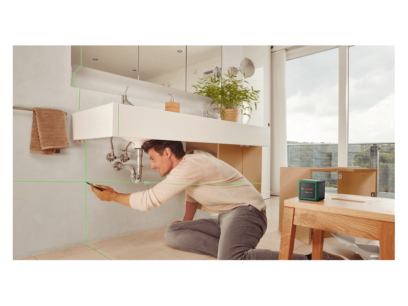 Bosch Quigo Green Keresztvonalas szintezőlézer készlet (0603663C04)