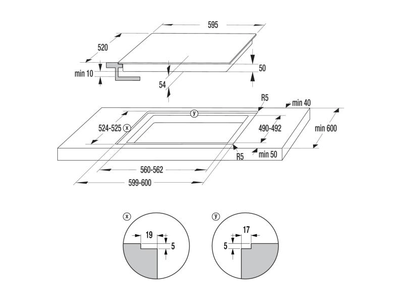 Gorenje GI6433SRWF Indukciós főzőlap