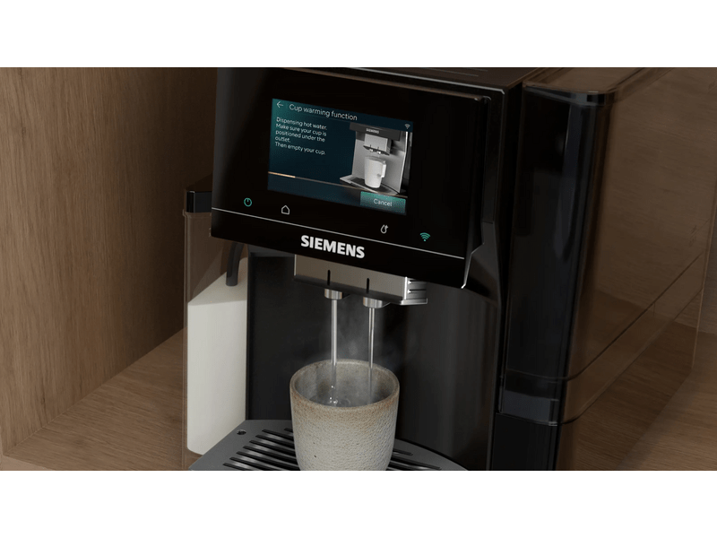 Siemens EQ700 iAroma Automata kávéfőző, fekete (TQ725E03)