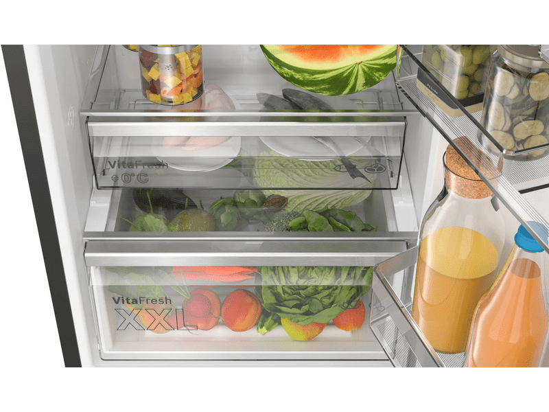 Bosch KGN39LBCF Alulfagyasztós kombinált hűtőszekrény