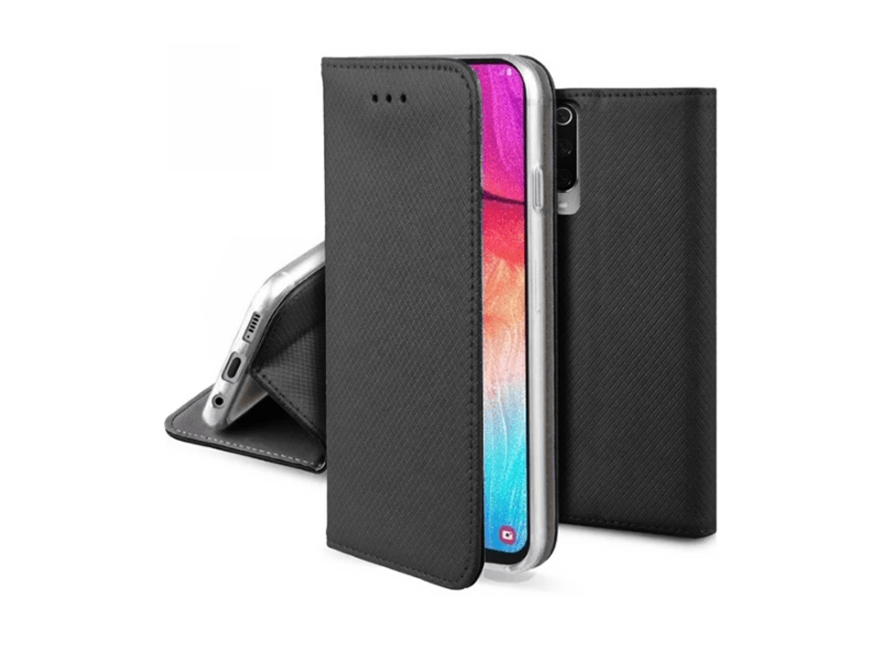 Gigapack Motorola Edge 50 Ultra 5G Bőr hatású álló tok, fekete (GP-160745)