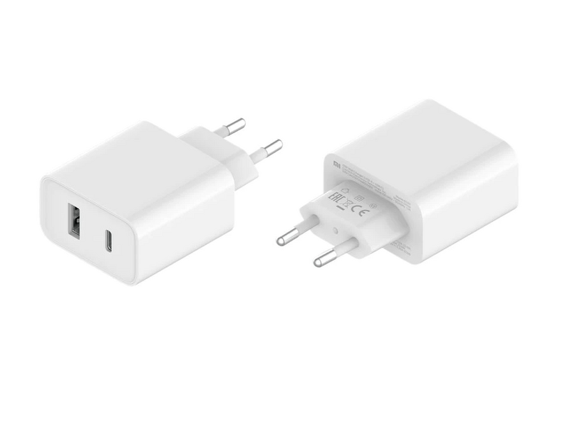 Xiaomi Mi 33W zidni adapter Type-A + Type-C, bijeli (BHR4996GL)