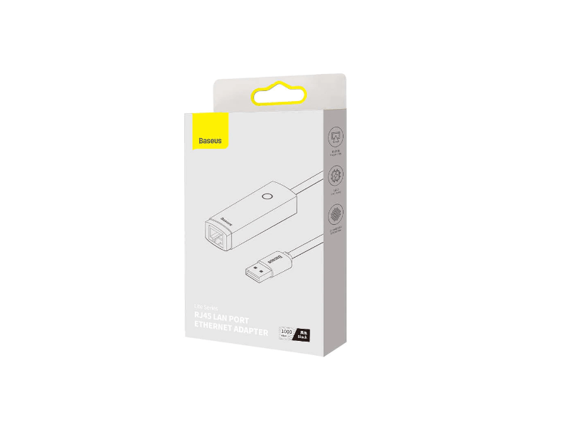 Baseus USB - RJ45 Gigabit Ethernet Adapter (WKQX000101)
