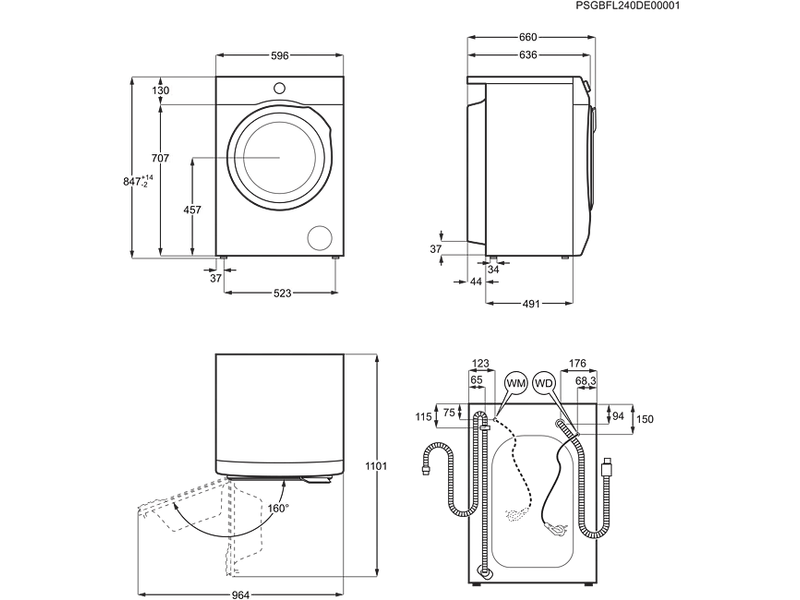 Electrolux EW7FG4492UDE Elöltöltős mosógép