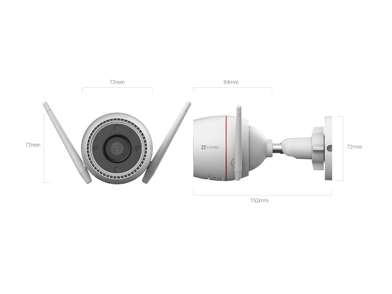 H3C 2K+ 4MP Kültéri Wifi Kamera