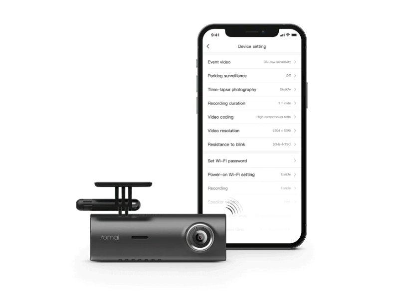 Xiaomi 70mai Dash Cam M300 autós kamera
