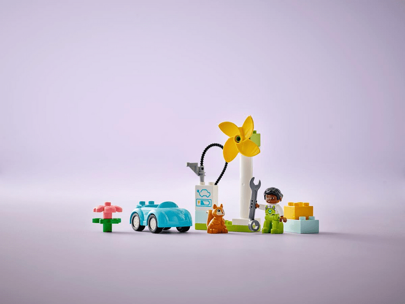 LEGO® DUPLO Szélturbina és elektromos autó (10985)