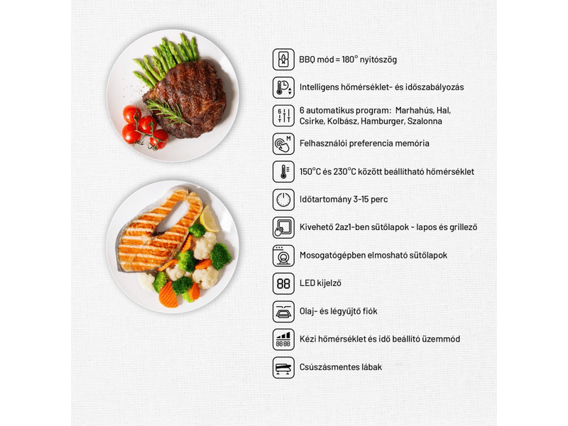 Lauben 2000ST Deluxe Kontaktgrill