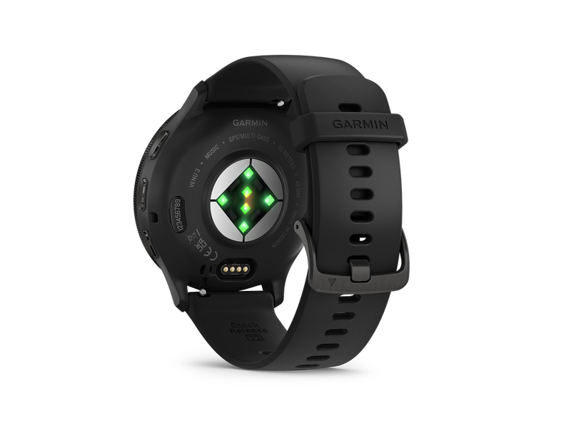 Garmin Venu 3 fekete, szilikon szíjjal (010-02784-01)