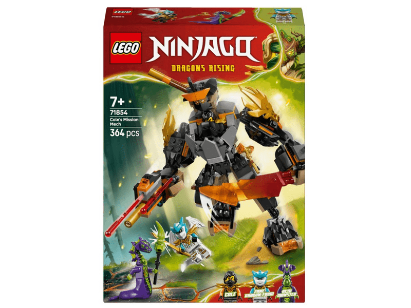 LEGO® Ninjago® Cole akciórobotja és Sárkány Zane (71854)