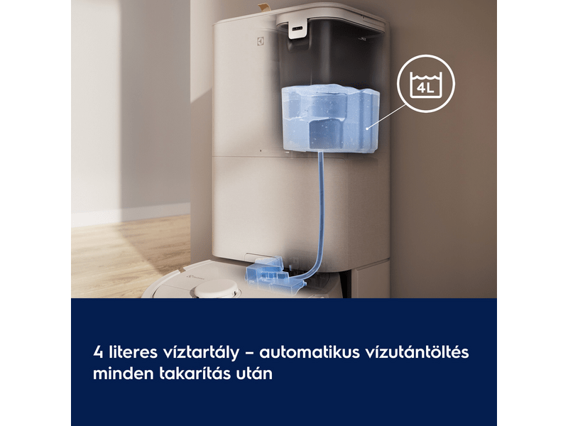 Electrolux ER81UW3SW 800 LiDAR robotporszívó, fehér