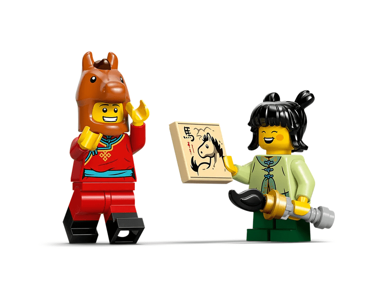 LEGO® Vágtázó lovakat ábrázoló festmény (80119)