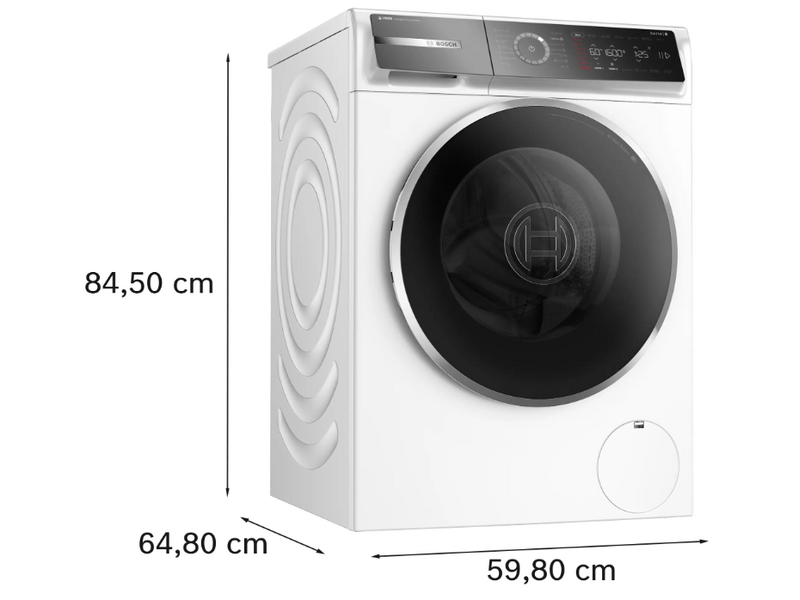 Bosch WGB266A5BY Serie 8 Elöltöltős mosógép