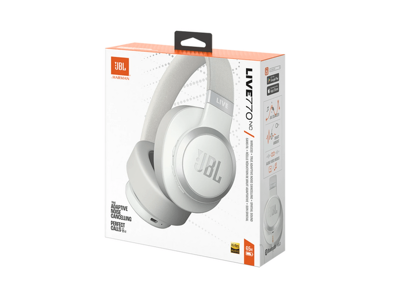 JBL Live 770NC Bluetooth slušalice, bijele
