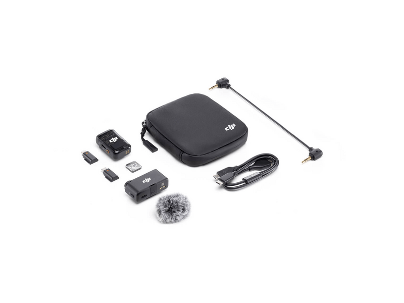 DJI Mic 2 (1 TX + 1 RX) Mikrofon szett (CP.RN.00000326.01)