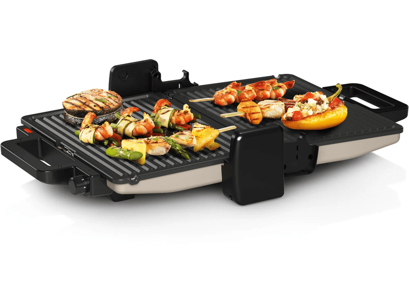 Kontakt grillsütő,2000W,ezüst