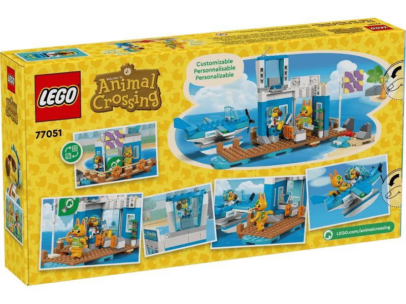 LEGO® Animal Crossing™ Letite na brodu Dodo Airlinesa (77051)