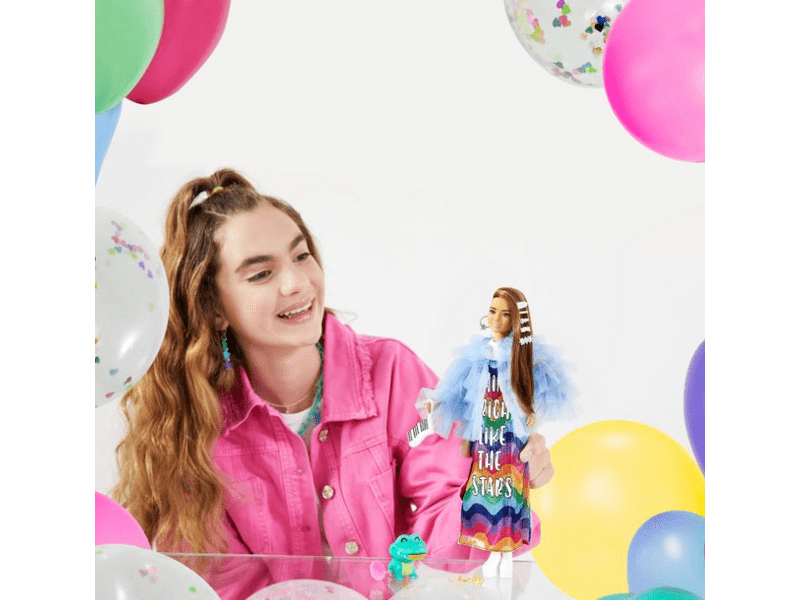 Barbie Fashionistica: Ekstravagantna lutka (GYJ78)